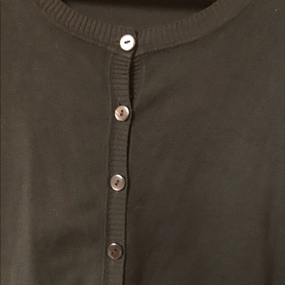 NO BRAND, NO SIZE … woman's cardigan sweater dk dk brown - Picture 3 of 5